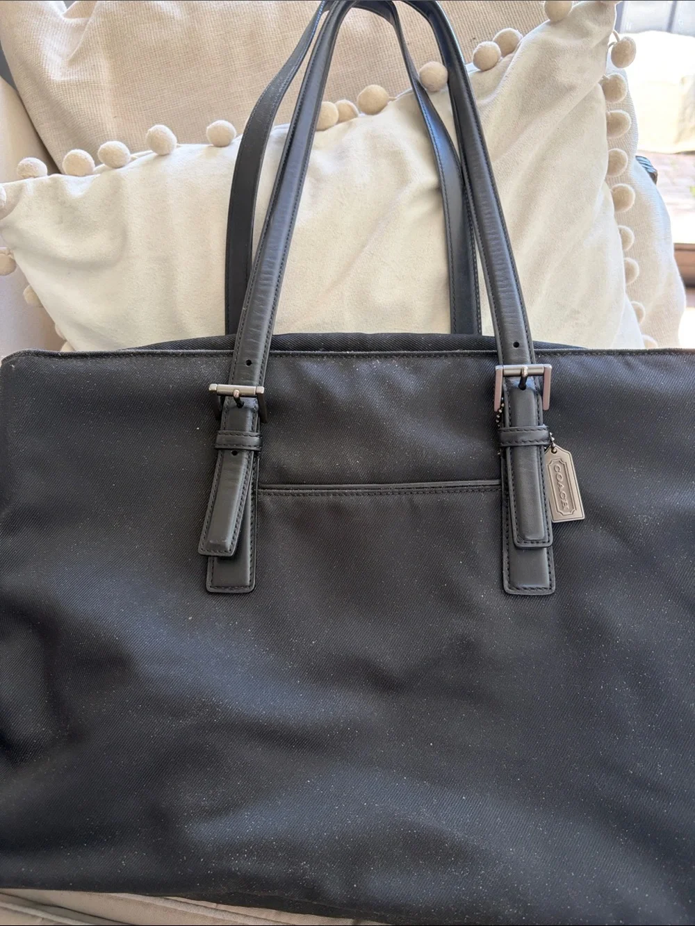 Coach Messenger Bag with Logo Lining